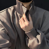 Cool Trendy Oversized Stand Up Collar Jacket