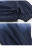 Loose Gradient Color Windbreaker Jacket