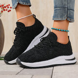 Breathable Comfy Mesh Trainers Flat Sneaker