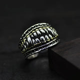 Handmade Devil Teeth Denture Ring