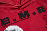 Vintage Washed Eyes Graphic Hoodie