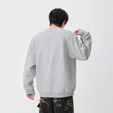Y2K Abstract Pattern Crew Neck Sweatshirt