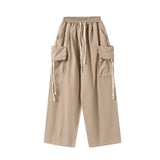 Y2K Japanese Style Loose Straight Leg Cargo Pants