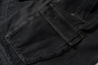 Zip-Up Loose Washed Pocket Jorts