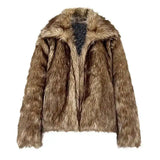 Winter Heavy Weight Cozy Imitation Fur Jacket