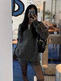 Cable Knit Sweater and Shorts Set
