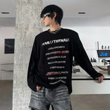 Statement Piece Round Collar Long T-Shirt