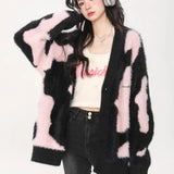 Women Cool Cozy Oversized Knitted Cardigan