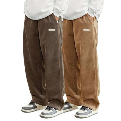 Comfortable Loose Fit Corduroy Pants