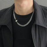 Cuban Link Titanium Steel Chain Necklace