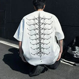 Embroidered Retro Short Sleeve T-Shirt