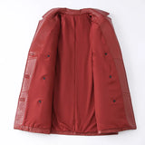 Autumn Loose Fit Genuine PU Leather Jacket