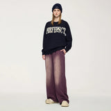 Distressed Lettered Sweater