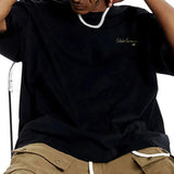 Y2K Featherlight Simple Loose Letters T-Shirt