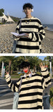 Striped Oversized Sweatshirt