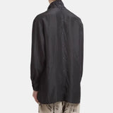 Versatile Dark Black High-End Loose Casual Shirt