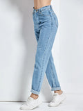 Vintage High-Waist Denim Pants