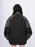 Oversized Energy Streetwear Patchwork Windbreak Jacket