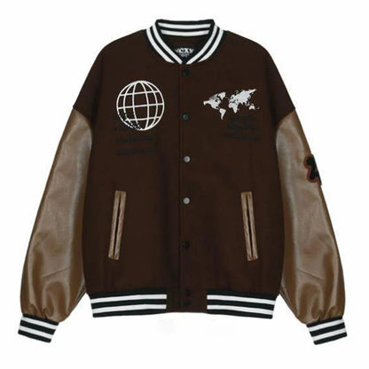 Retro American Style Baseball Versatile Jacket