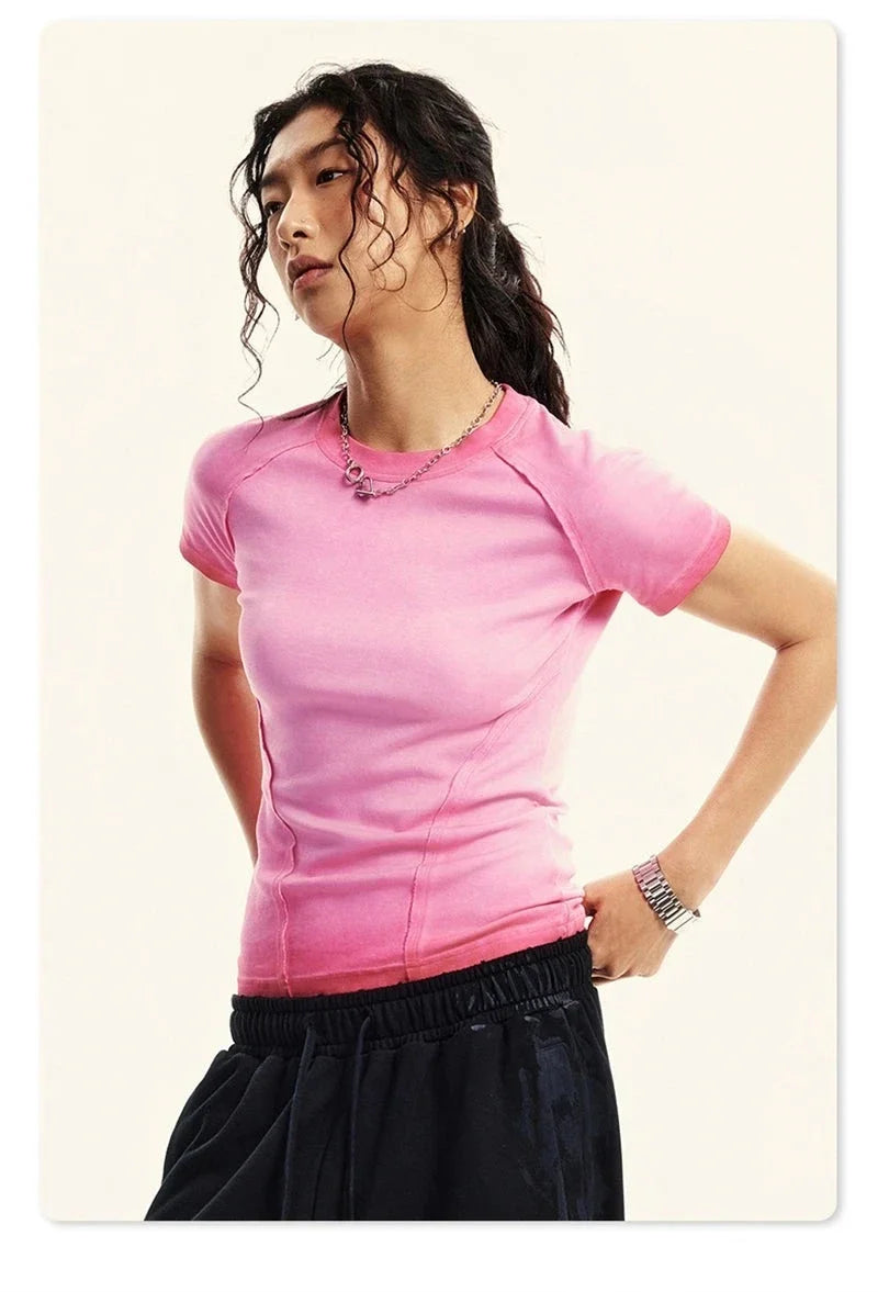 Women's Retro Elastic T-Shirt
