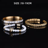 Set Crown Stainless Steel Bracelet