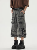Heavy-duty Multi-pocket Cargo Jorts