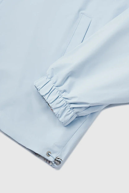 Solid Color Zip-Up Windbreaker Jacket