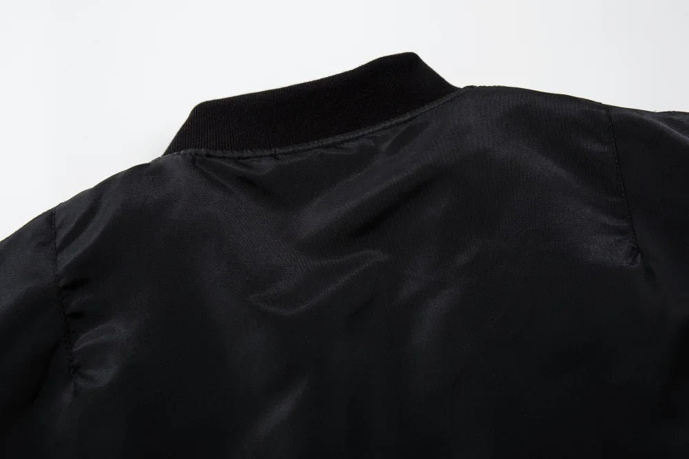 Winter Quilted Hip Hop Baseball Jacket