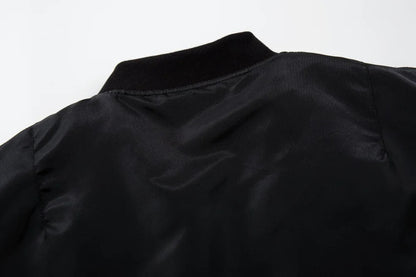 Winter Quilted Hip Hop Baseball Jacket