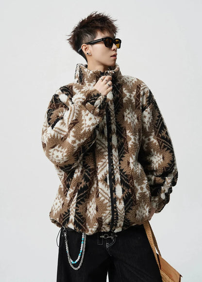 Comfortable Thick Winter Christmas Snowflake Jacket