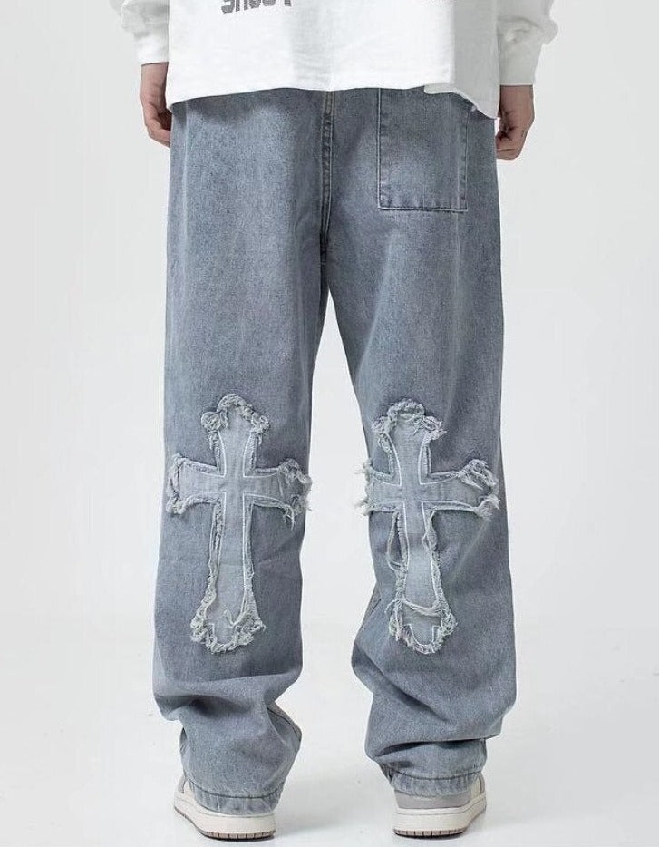 Cross Baggy Jeans