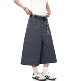Streetwear Retro Vintage Cool Knee-Length Jorts