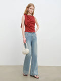 Flare High Waist Light Blue Jeans