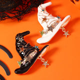 Cute Witch Broom Flower Brooch Pin