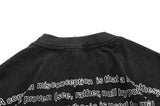 Street 66 Japanese Letter Print T-shirt