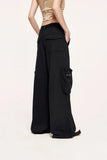 Multi Pockets Wide Leg Cargo Pants