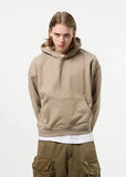 Streetwear Cozy Loose Fit Solid Color Hoodie