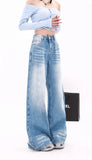 Soft Girl Comfort Wide-Leg Jeans