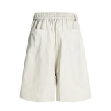 Elastic Waist Cartoon Embroidery Casual Short