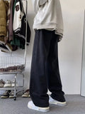 Streetwear American Style High Street Splicing Jeans