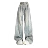 Vintage High Waist Black Emo Jeans