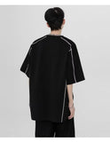 Streetwear Breathable American Black Short Sleeve T-Shirt