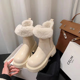 Winter Warm Plush Snow Waterproof Fur Boot