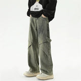 Streetwear Distressed Hip Hop Wide Leg Baggy Jeans