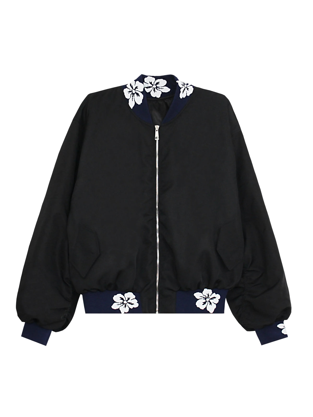 American Style Embroidered Jacquard Splicing Jacket