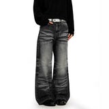 Y2K Vintage Washed Wide Leg Denim Jeans
