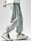 Streetwear Cool Autumn High Street Wide Leg Jeans