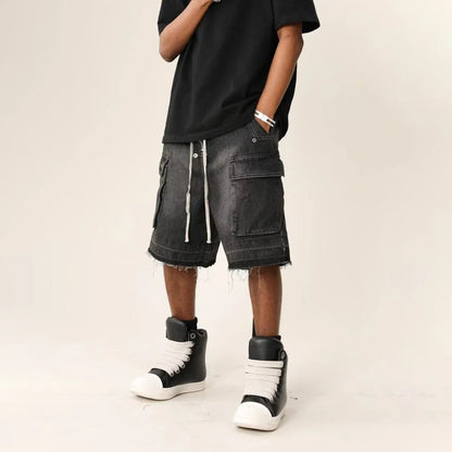 Essential American Style Raw Edge Denim Short