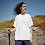 Model wearing the white Y2K Essential T-Shirt