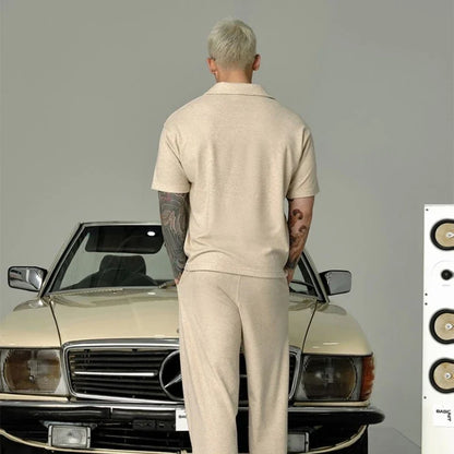 Men American Classic Short-Sleeved Polo T-Shirt